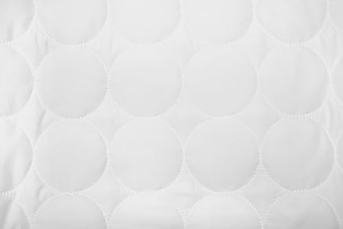 Superior Quilted Full Mattress Pad Protector Cover White