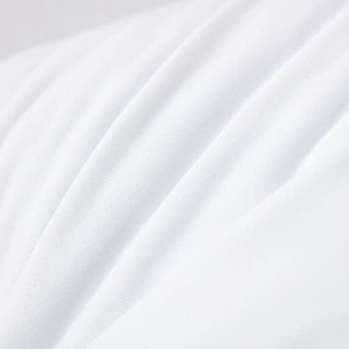 Kingnex Waterproof Down Featherproof Pillow Protectors 26x26 Pack of 2 1