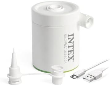Intex QuickFill Electric Air Pump with USB-C Recharge