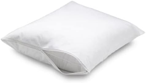Zippered Fabric Pillow Protectors - 20x30 Non-Woven Breathable Covers