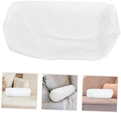Parliky Round Pillow Cover Zippered Bolster Case 1