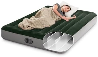 Intex 10in Queen Durabeam Prestige Air Mattress with USB Pump