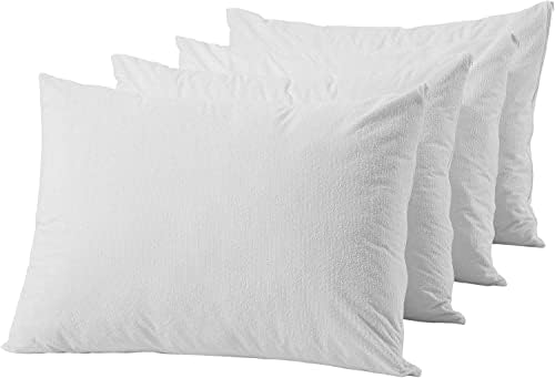 Niagara Waterproof Pillow Protectors 4 Pack Zippered White