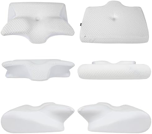 HOMCA 2 in 1 Memory Foam Cervical Pillow 1