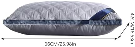 Hotel Quality Corner Propped Pillow - Breathable Long Lasting 100 Cotton Machine Washable