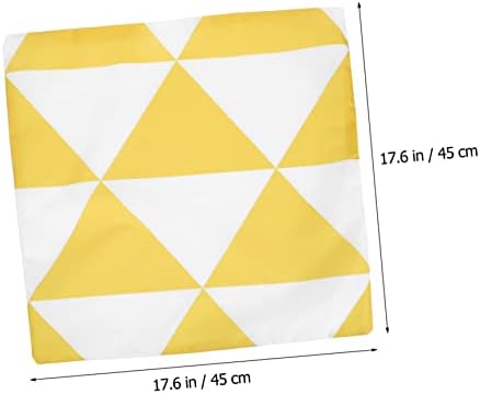 Garneck Geometric Pillowcase for Car No Insert Decorative Design