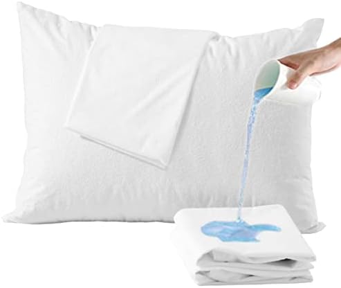 Niagara Waterproof Pillow Protectors 4 Pack Zippered White