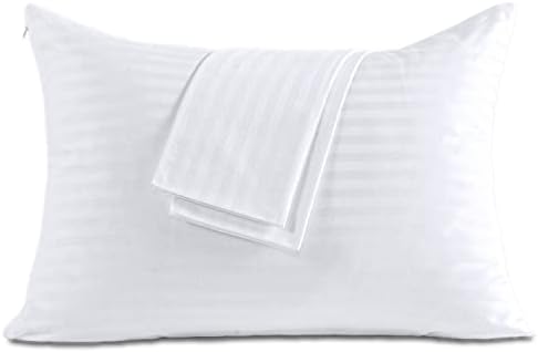 Precoco 100 Cotton Zipped Queen Pillow Protectors Set of 2