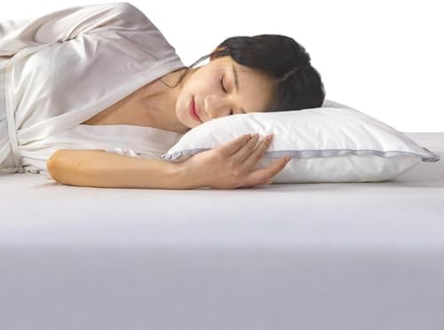 Velvet Hotel Style Bed Pillows Set of 2 - Cool and Comfortable
