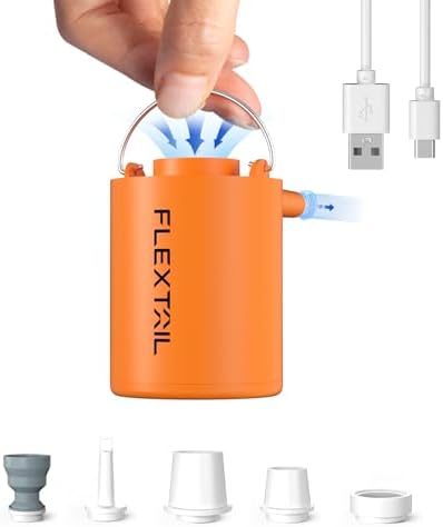FLEXTAILGEAR 4kPa Air Pump for Inflatables Portable and Lightweight