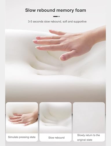 Back Pain Relief Lumbar Pillow for Sleeping and Reading