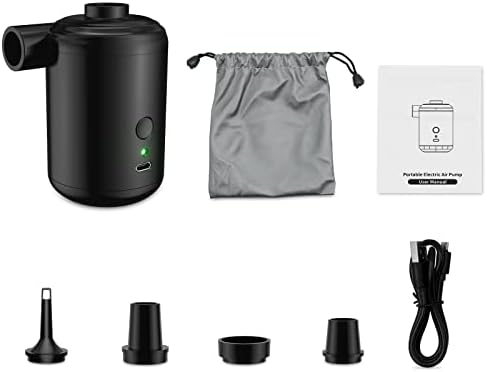 ZUOBIEZI Portable Air Pump USB Rechargeable 3600mAh