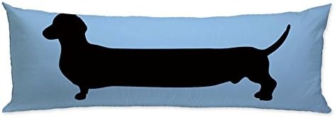 GUGLILI Dachshund Body Pillow Cover 20x54 Inch