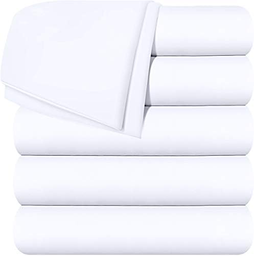 Utopia Bedding Flat Sheets 6 Pack Twin Size