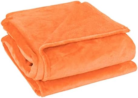 Uxcell Flannel Fleece Blanket - Queen Size Soft and Lightweight