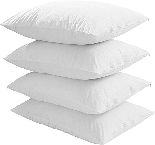 Niagara Waterproof Pillow Protectors 4 Pack Zippered White