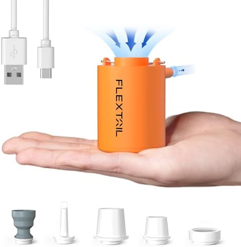 FLEXTAILGEAR 4kPa Air Pump for Inflatables Portable and Lightweight