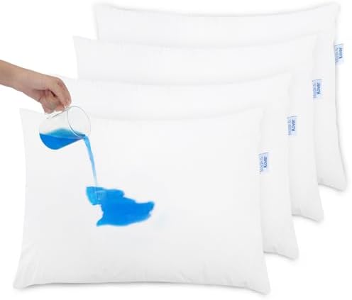 Magik Kover 4 Pack Waterproof Pillow Protectors 20x26 Inches