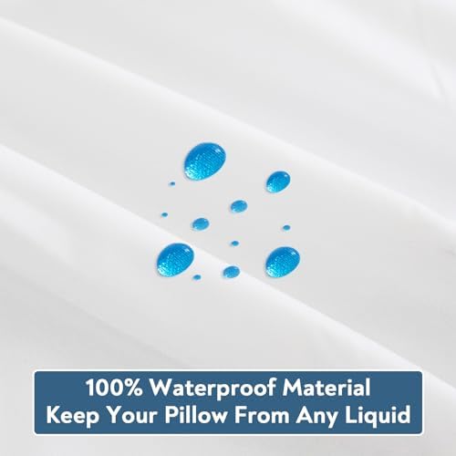 Magik Kover 4 Pack Waterproof Pillow Protectors 20x26 Inches