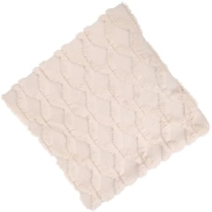 KICHOUSE 1Piece Beige Throw Pillow Cover for Home Decor