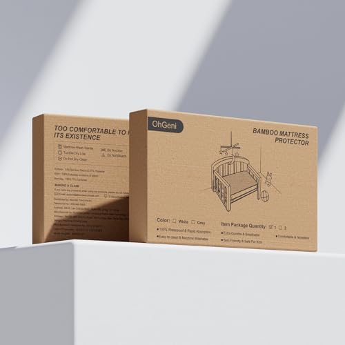 OhGeni Waterproof Mattress Protector Crib Size