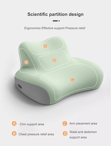 Back Pain Relief Lumbar Pillow for Sleeping and Reading