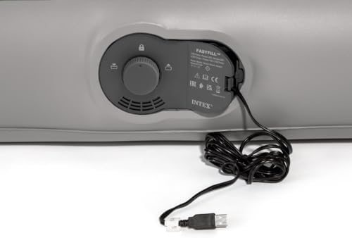 Intex 10in Queen Durabeam Prestige Air Mattress with USB Pump