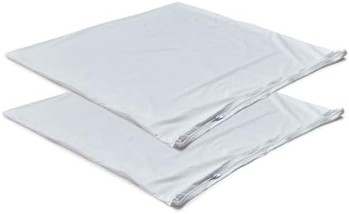 Kingnex Waterproof Down Featherproof Pillow Protectors 26x26 Pack of 2 1