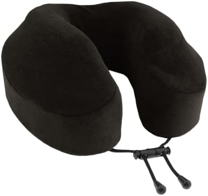 Cabeau Evolution Classic Memory Foam Travel Pillow Adjustable Support Midnight Black