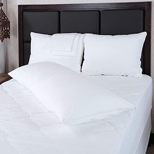 Mastertex Grand Pillow Covers 20x55 - Zipper Allergy Moisture Wicking 2 Pack