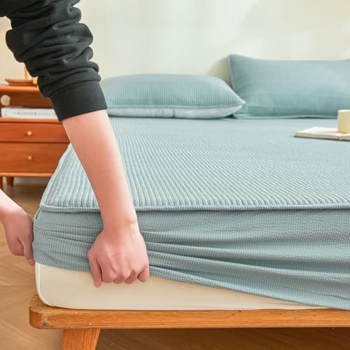 ZIQINPSQ Fitted Sheet Twin XL 15 Deep Pocket Mattress Cover