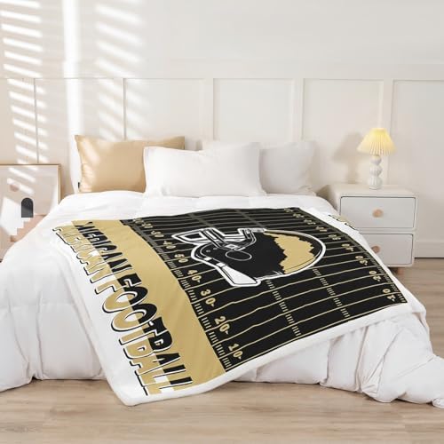 Feelyou Boys Football Fleece Throw Blanket for Kids and Adults
