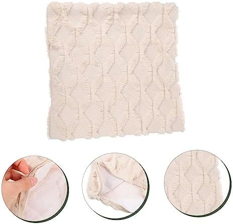 Alipis Decorative Throw Pillow Cover with Lint Pattern