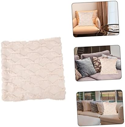 Alipis Decorative Throw Pillow Cover with Lint Pattern