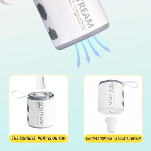 Yoocylii 3-in-1 Air Pump with LED Light and Vacuum Function