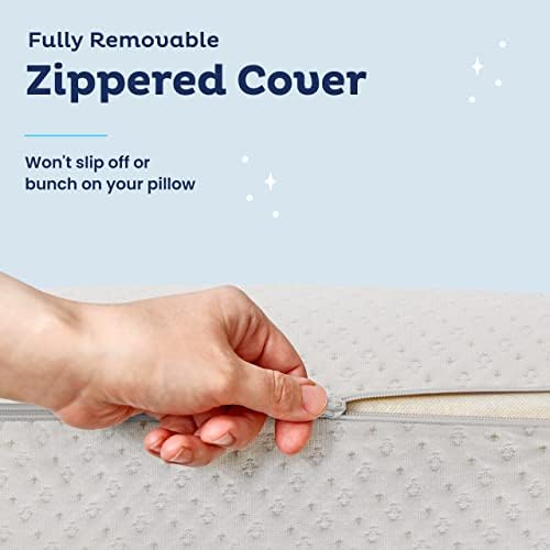 Snuggle-Pedic Pillow Covers - Zippered Kids Protector wKool Flow Technology