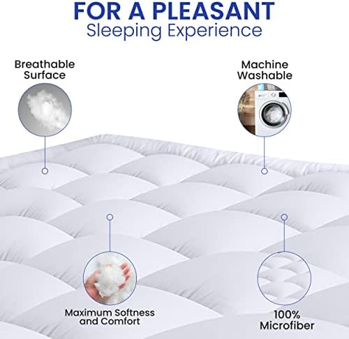 Utopia Bedding Pillow Top Mattress Pad for California King