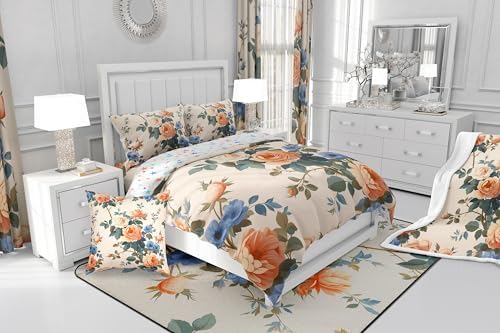 Feelyou Flower Fleece Throw Blanket for Baby and Home