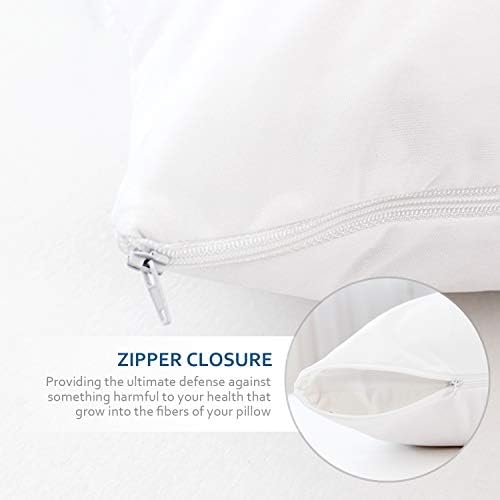 Moonsea 22x22 Pillow Protector Set of 4 Waterproof Pillow Covers