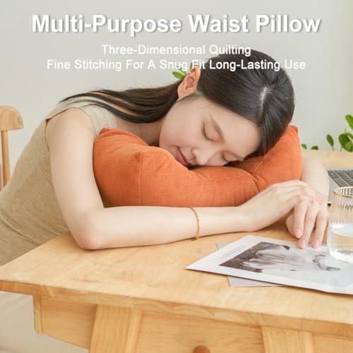 Chpbolly Ergonomic Lumbar Support Pillow for Desk Car Home
