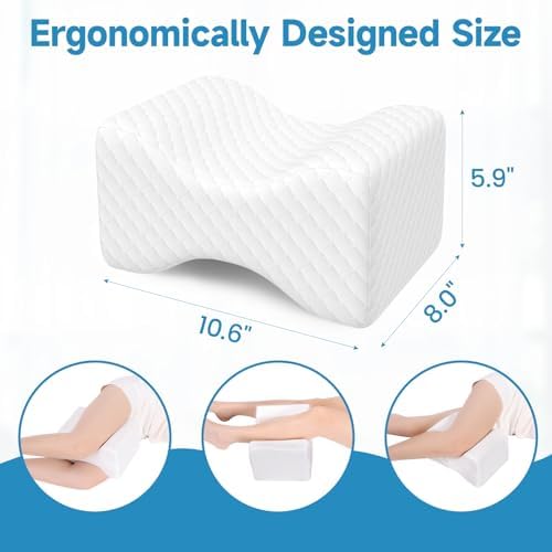 TranquilRelax Knee Pillow for Side Sleepers