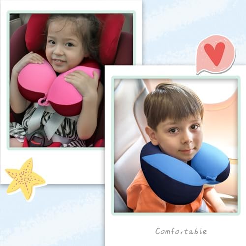 COOLBEBE Kids Travel Neck Pillow 2PCS