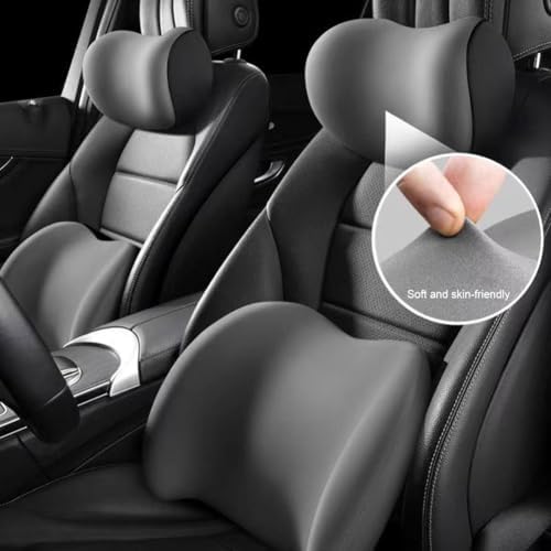 Car Headrest Lumbar Support Pillow Kit