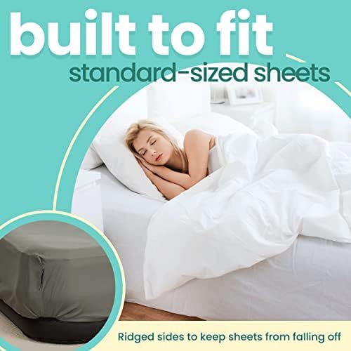 EZ INFLATE Double High Luxury Air Mattress with Built In Pump 1