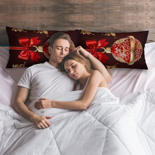 VFMNT Golden Bell Throw Pillow Cover 24x16 Inch