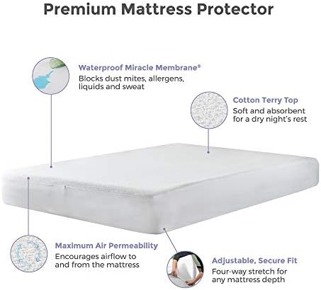 Protect-A-Bed Premium Waterproof California King Mattress Protector