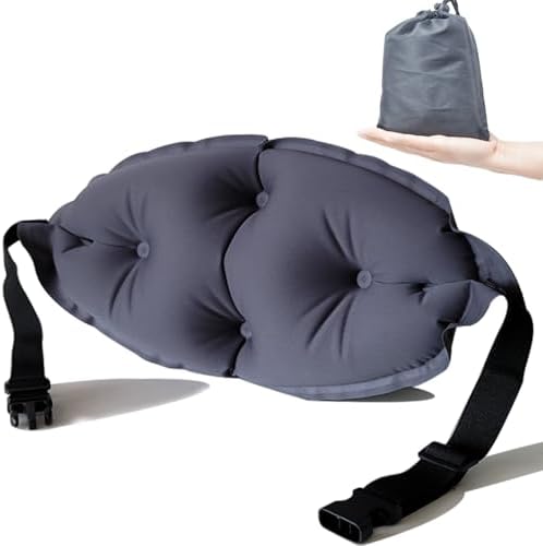 Portable Inflatable Lumbar Support Pillow for Travel and Office