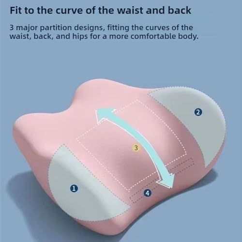 Memory Foam Lumbar Support Pillow for Back Pain Relief 1