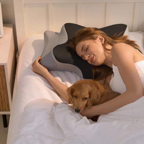 Hansleep Adjustable Cervical Pillow for Neck Pain Relief