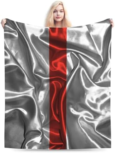 Silk Style Nurses Thin Red Line Throw Blanket 40x30